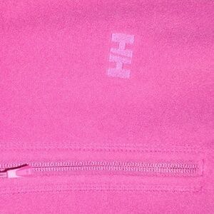 Helly Hansen Vibrant Pink Fleece Quarter Zip Pullover Jacket  Womens size Large.